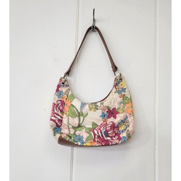 Treviso Floral Shoulder Bag Purse - Picture 4 of 6